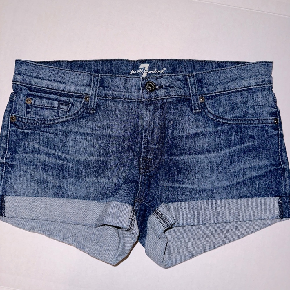 7 for all Mankind denim shorts